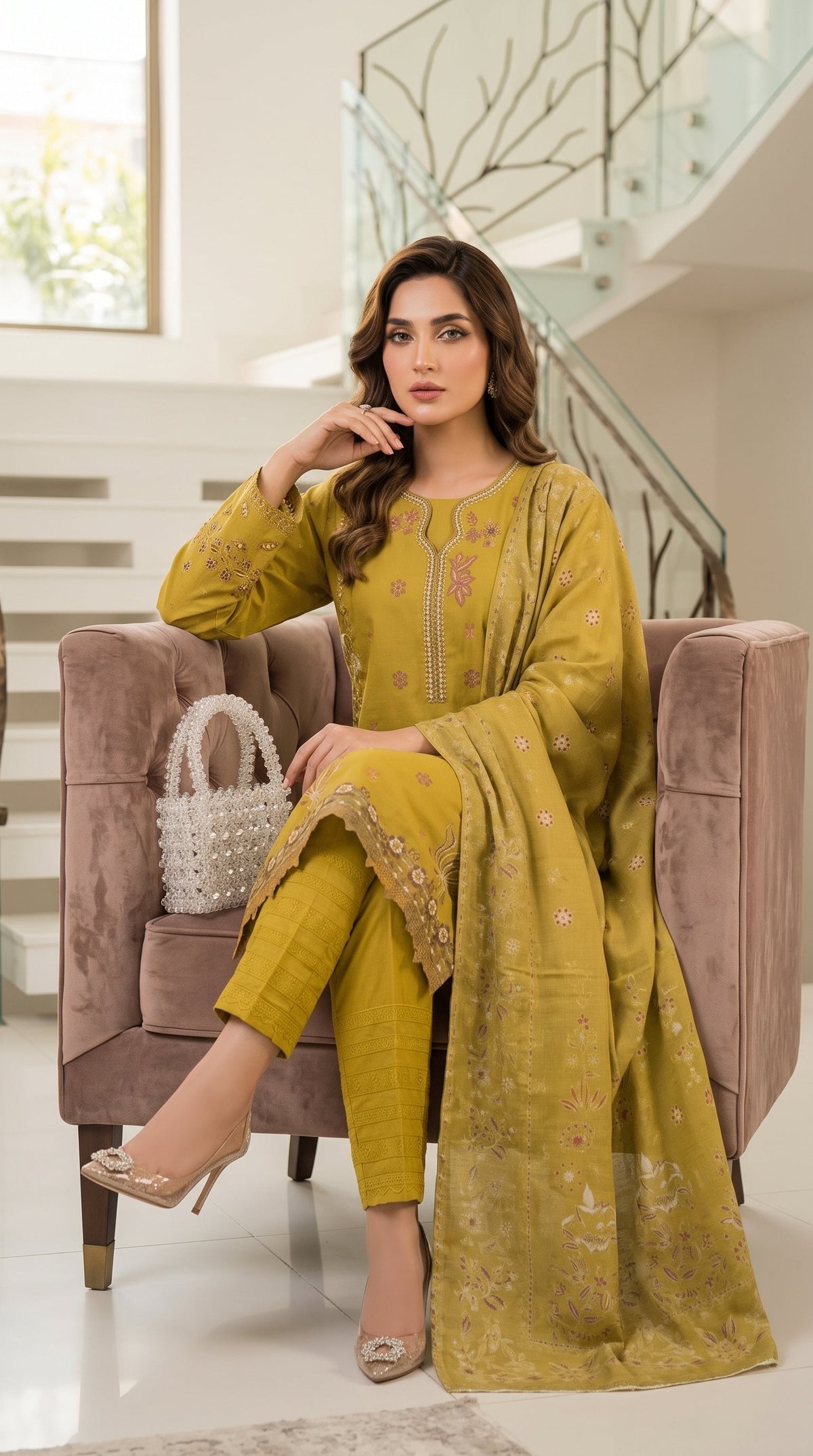 Bundle OF 08 | Areesha By Anaya Noor | Khaddar 3PC