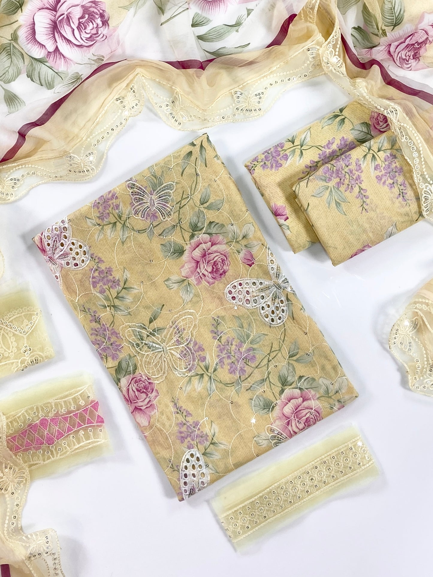 (Bundle OF 5) Maria B Butterfly (Each Suit Price 3350)