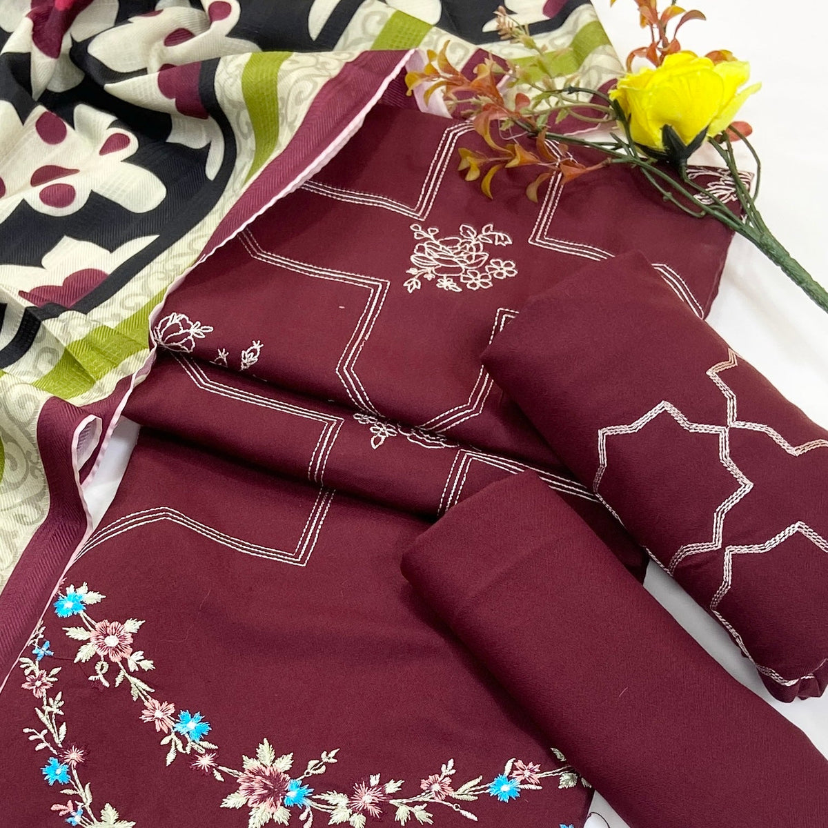 Coco By Zara Shahjahan Winter 2026 Emb Dhanak 3PC
