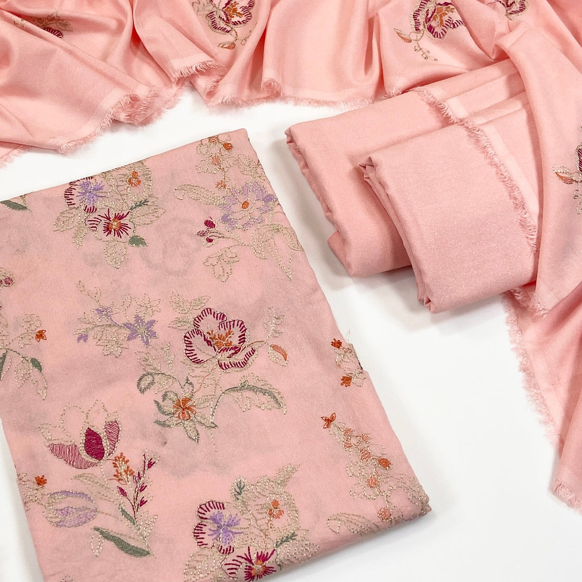 Bareeze Embroidered Karandi 3PC