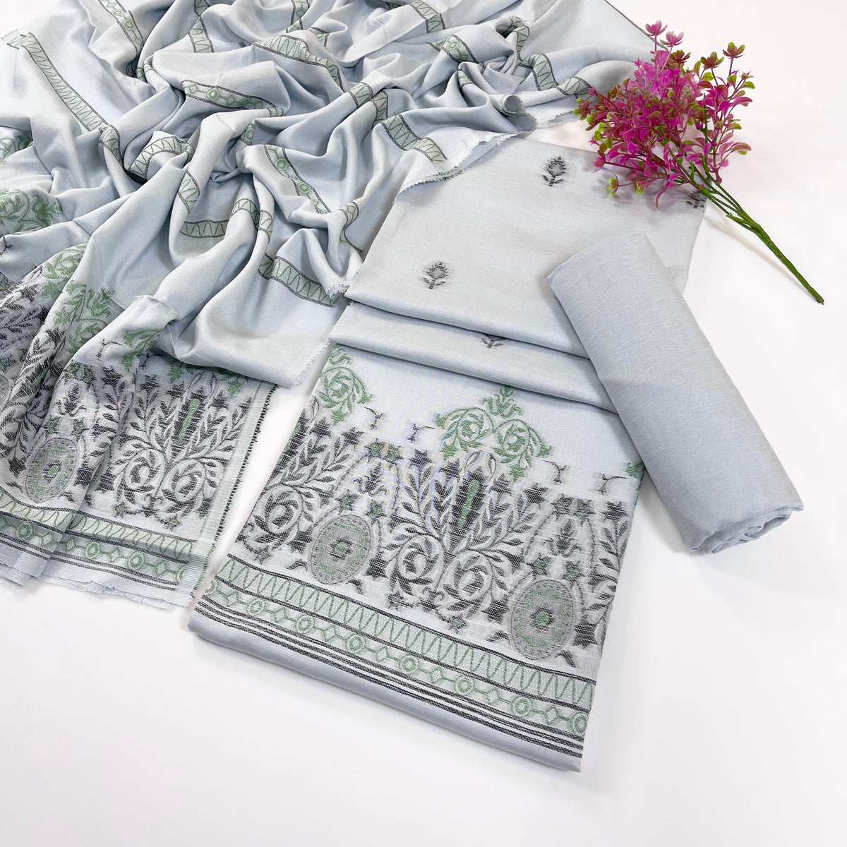 Bundle OF 06 | Sapphire | Jacquard Karandi 3PC
