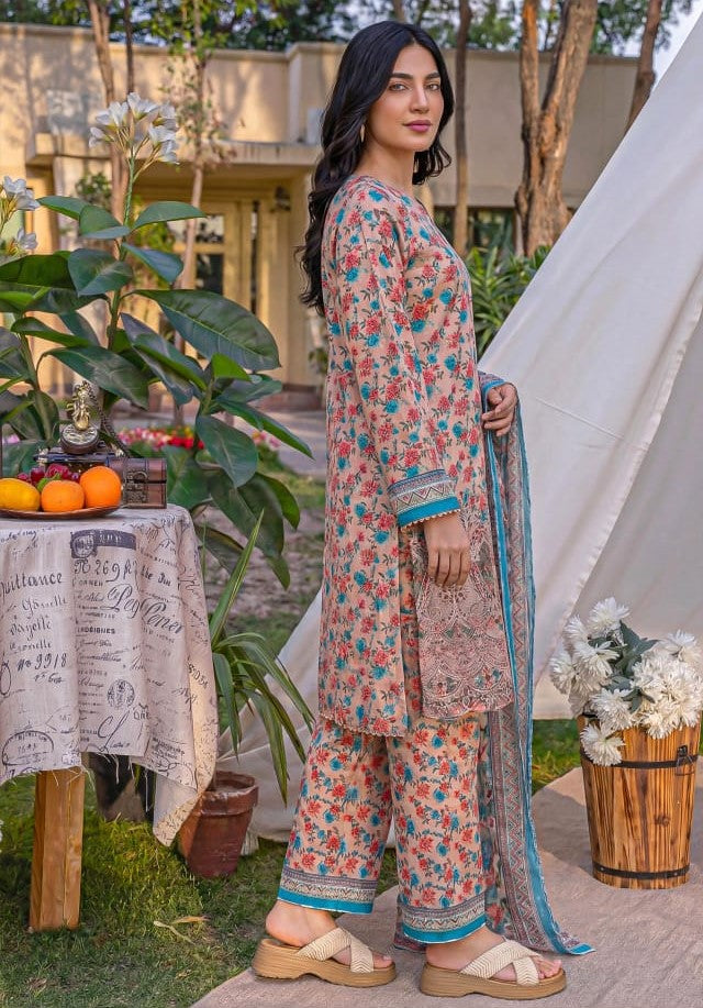 Aabroo By Anaya Noor Emb With Laser-Cut Lawn 3PC