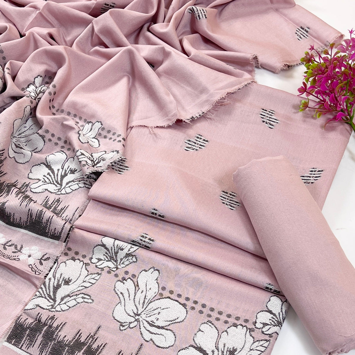 Bundle OF 06 | Sapphire | Jacquard Karandi 3PC