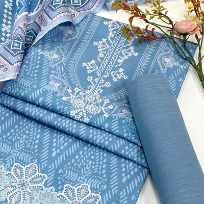 Belleza Digital Printed Khaddar 3PC