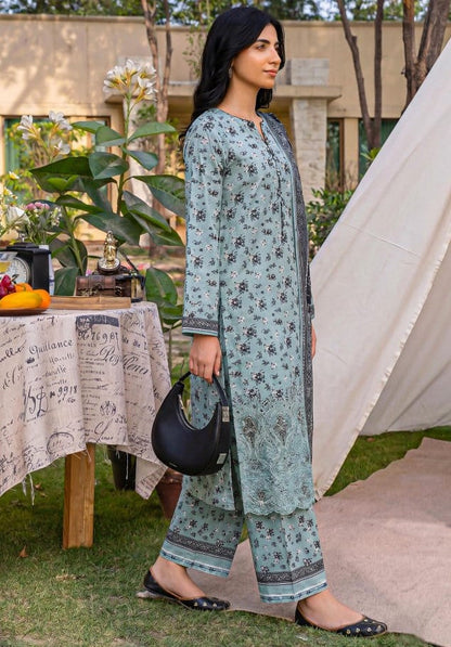 Aabroo By Anaya Noor Emb With Laser-Cut Lawn 3PC