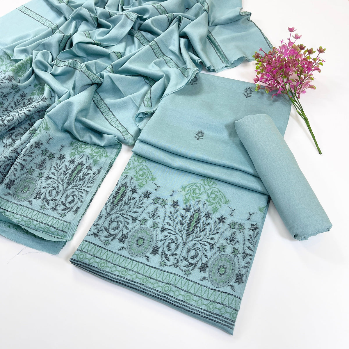Bundle OF 06 | Sapphire | Jacquard Karandi 3PC