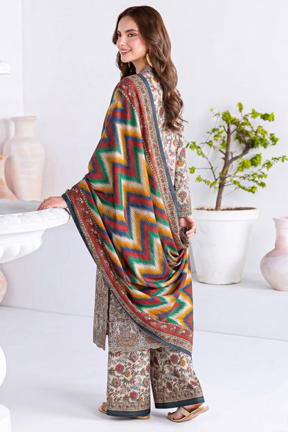 Aks-e-Noor By Anaya Noor Emb Laser-Cut Lawn 3PC