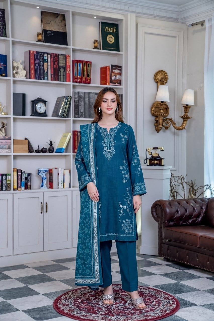 Noori By Shanaya Digital Printed Khaddar 3PC