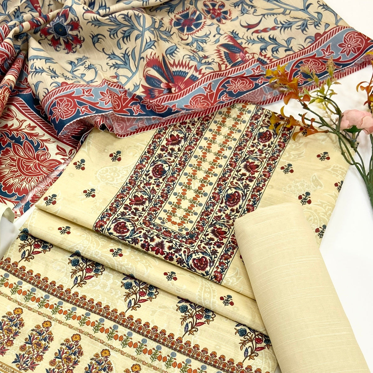 Belleza Digital Printed Khaddar 3PC