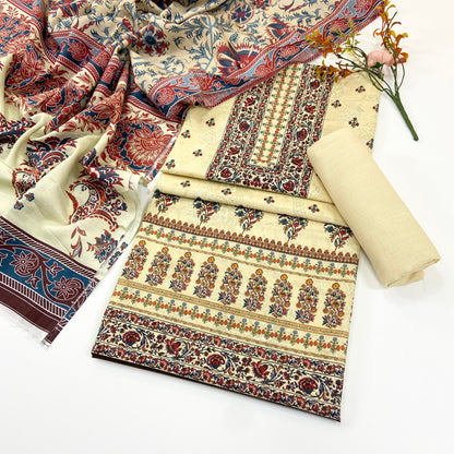 Belleza Digital Printed Khaddar 3PC