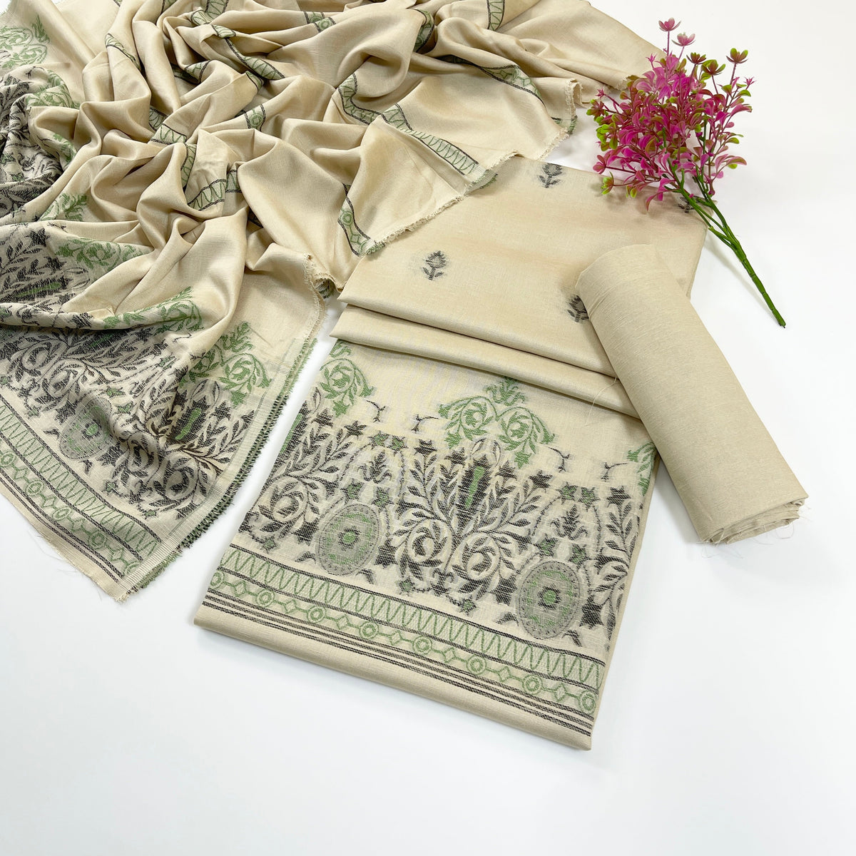 Bundle OF 06 | Sapphire | Jacquard Karandi 3PC