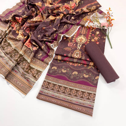 Bundle OF 10 | Zesh | Velvet Dora Viscose 3PC