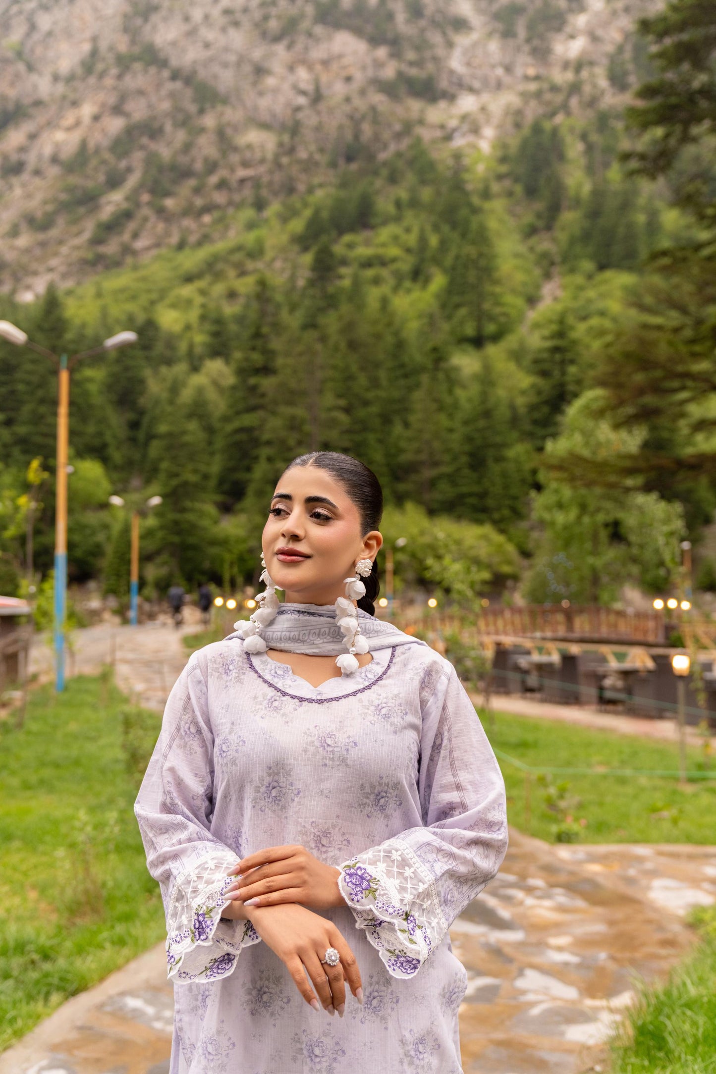 Shanaya Digital Emb Lawn 3PC