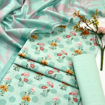 Belleza Digital Printed Khaddar 3PC