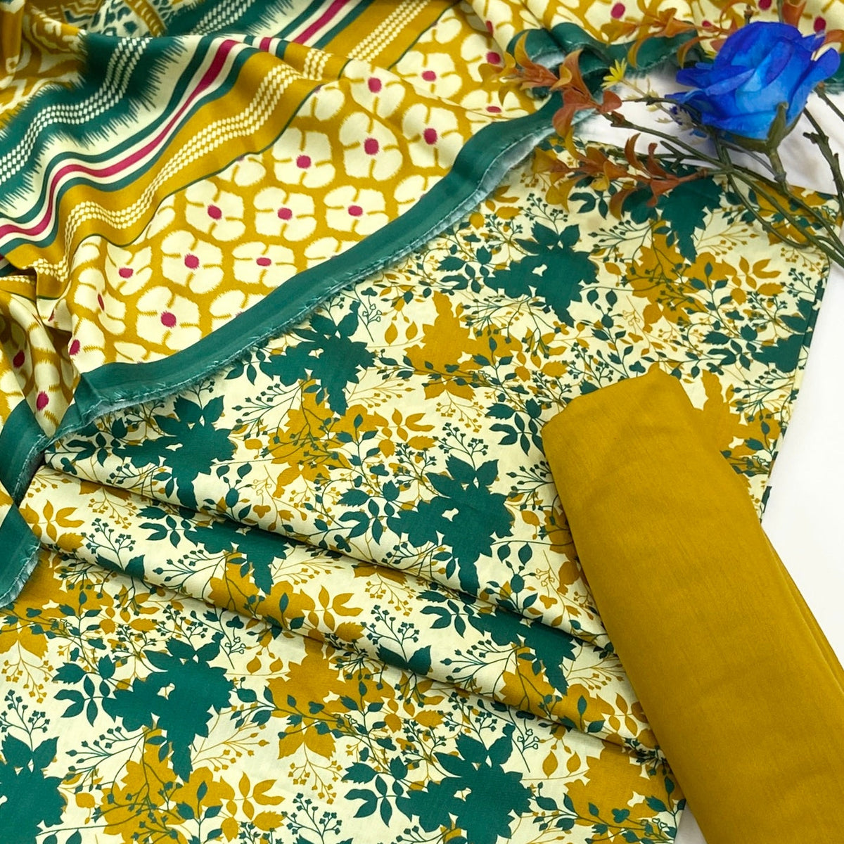 Bundle OF 10 | Rijja By Murashe | Linen Viscose 3PC (V-2)