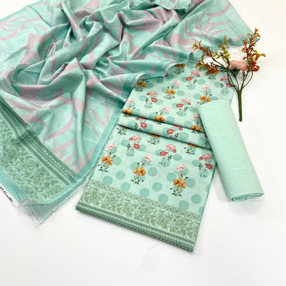 Belleza Digital Printed Khaddar 3PC