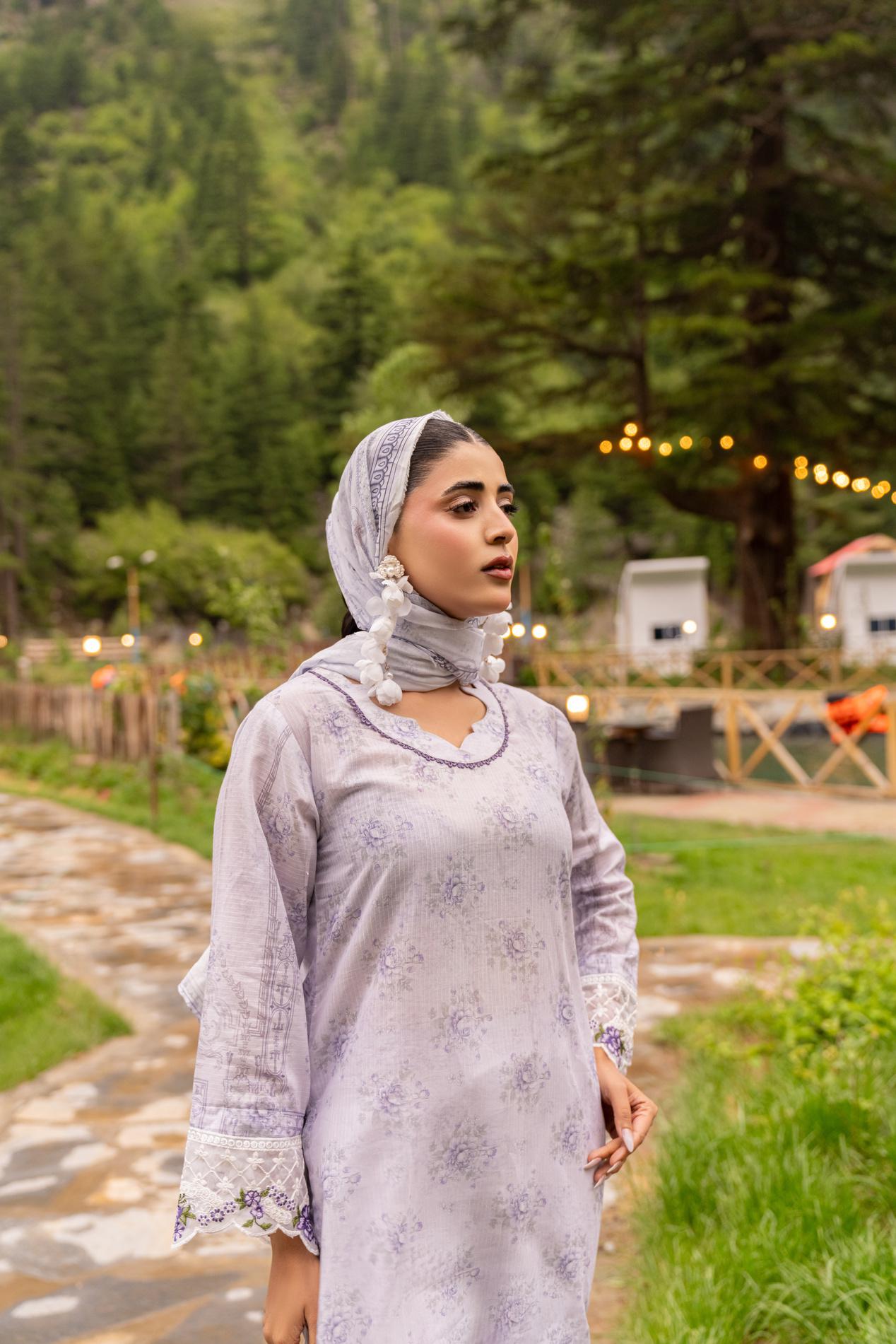 Shanaya Digital Emb Lawn 3PC