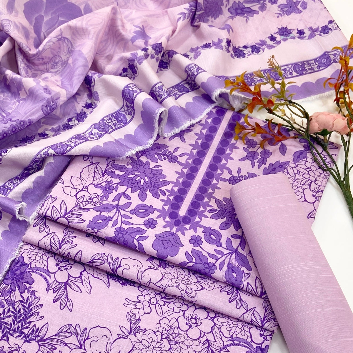 Belleza Digital Printed Khaddar 3PC