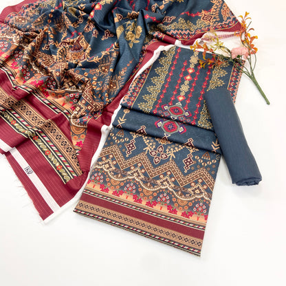 Bundle OF 10 | Zesh | Velvet Dora Viscose 3PC