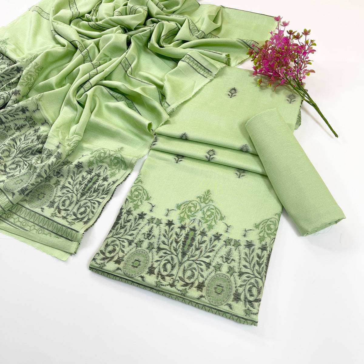 Bundle OF 06 | Sapphire | Jacquard Karandi 3PC