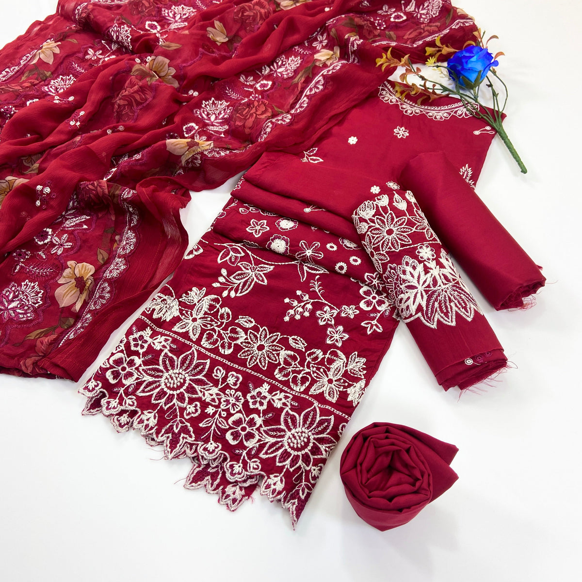 Bundle OF 08 | Lazer Kari By Anaya Noor | Viscose 3PC