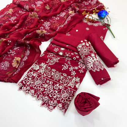 Bundle OF 08 | Lazer Kari By Anaya Noor | Viscose 3PC