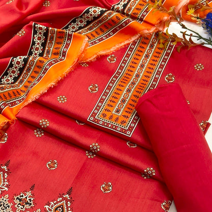 Bundle OF 10 | Rijja By Murashe | Linen Viscose 3PC (V-2)