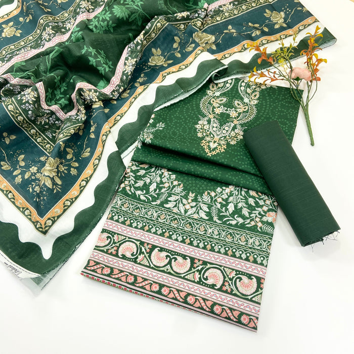 Bundle OF 10 | Belleza | Khaddar 3PC - image 3