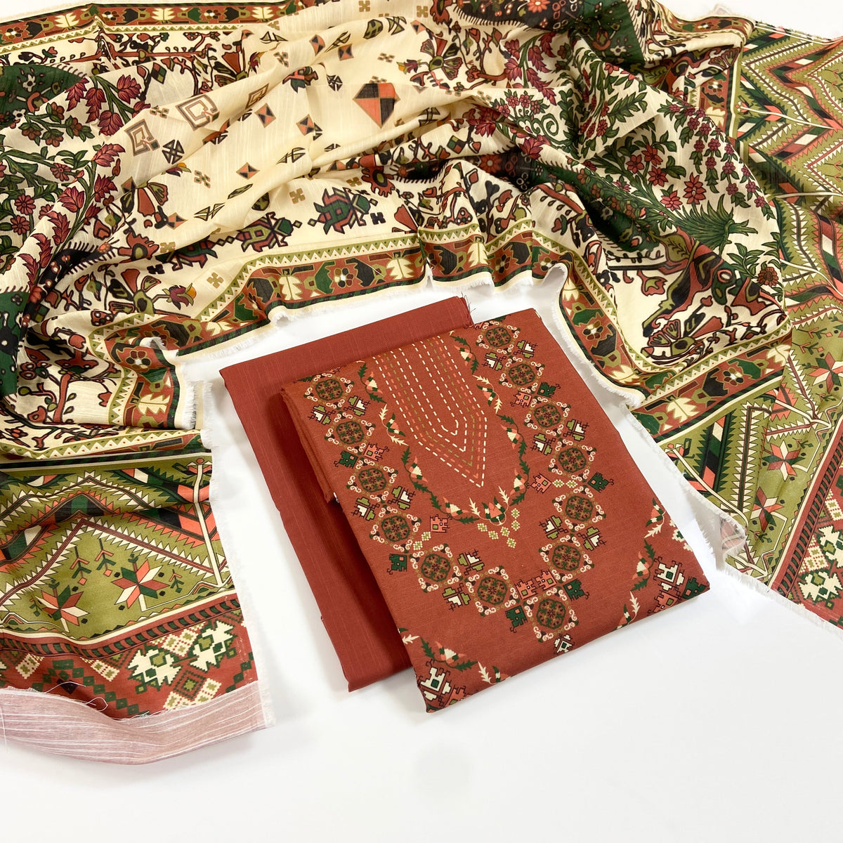 Bundle OF 10 | Bonanza Satrangi | Khaddar 3PC