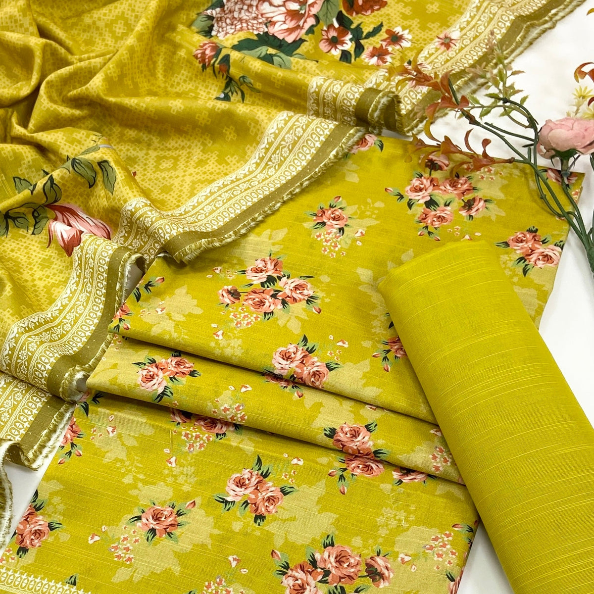Belleza Digital Printed Khaddar 3PC