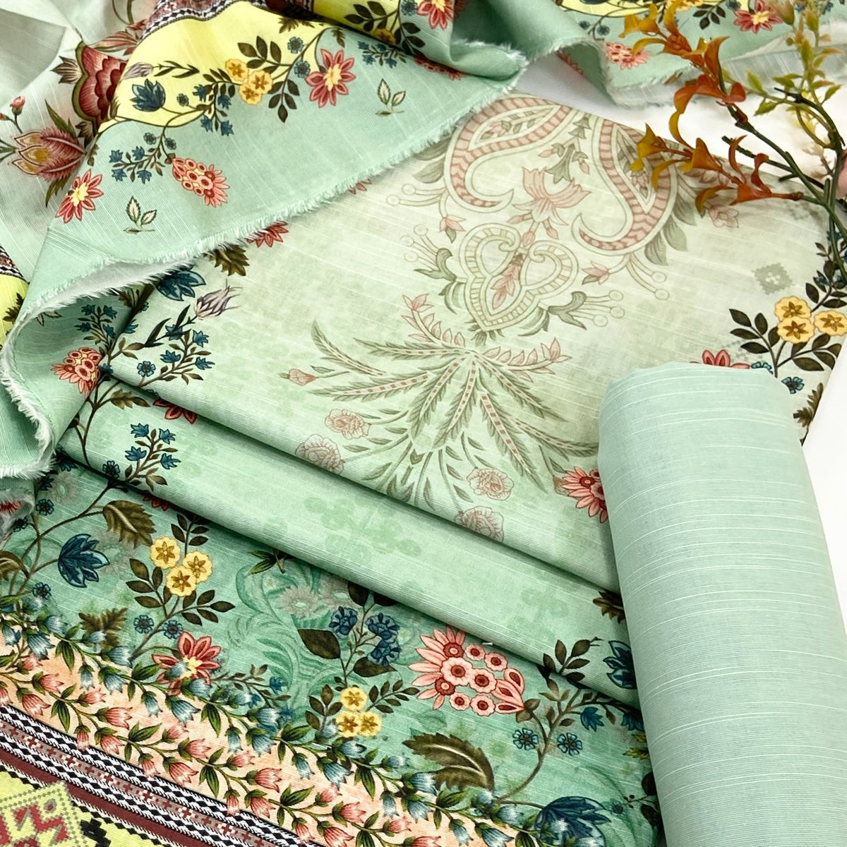 Belleza Digital Printed Khaddar 3PC
