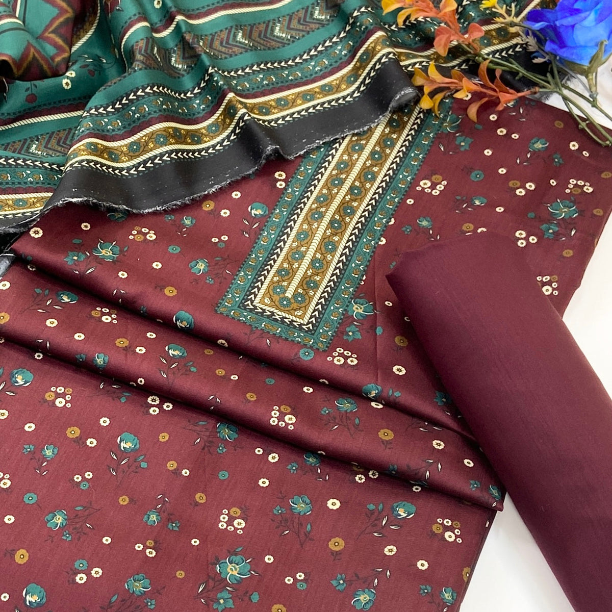 Bundle OF 10 | Rijja By Murashe | Linen Viscose 3PC (V-2)