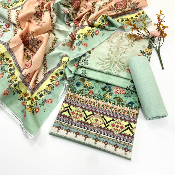 Bundle OF 10 | Belleza | Khaddar 3PC - image 2