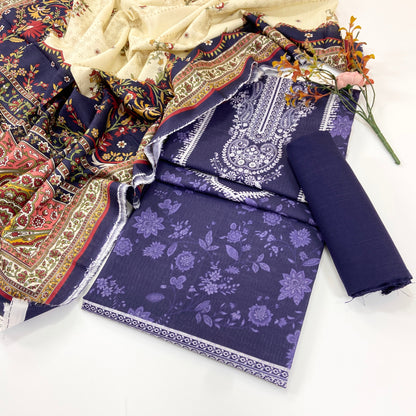 Belleza Digital Printed Khaddar 3PC