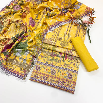 Bundle OF 10 | Zesh | Velvet Dora Viscose 3PC