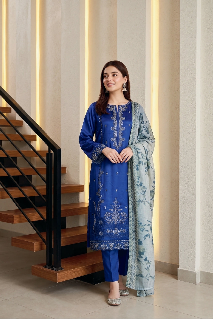 Saphira By Tawakkal Satin 3PC