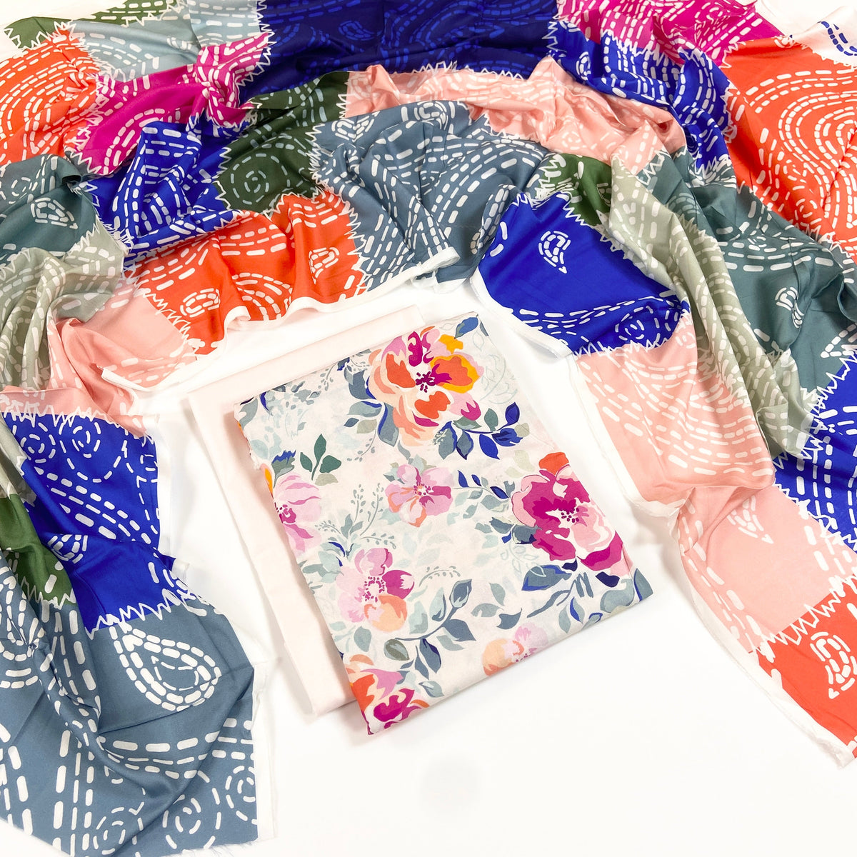 Bundle OF 08 | Zesh | Linen Viscose 3PC (A)