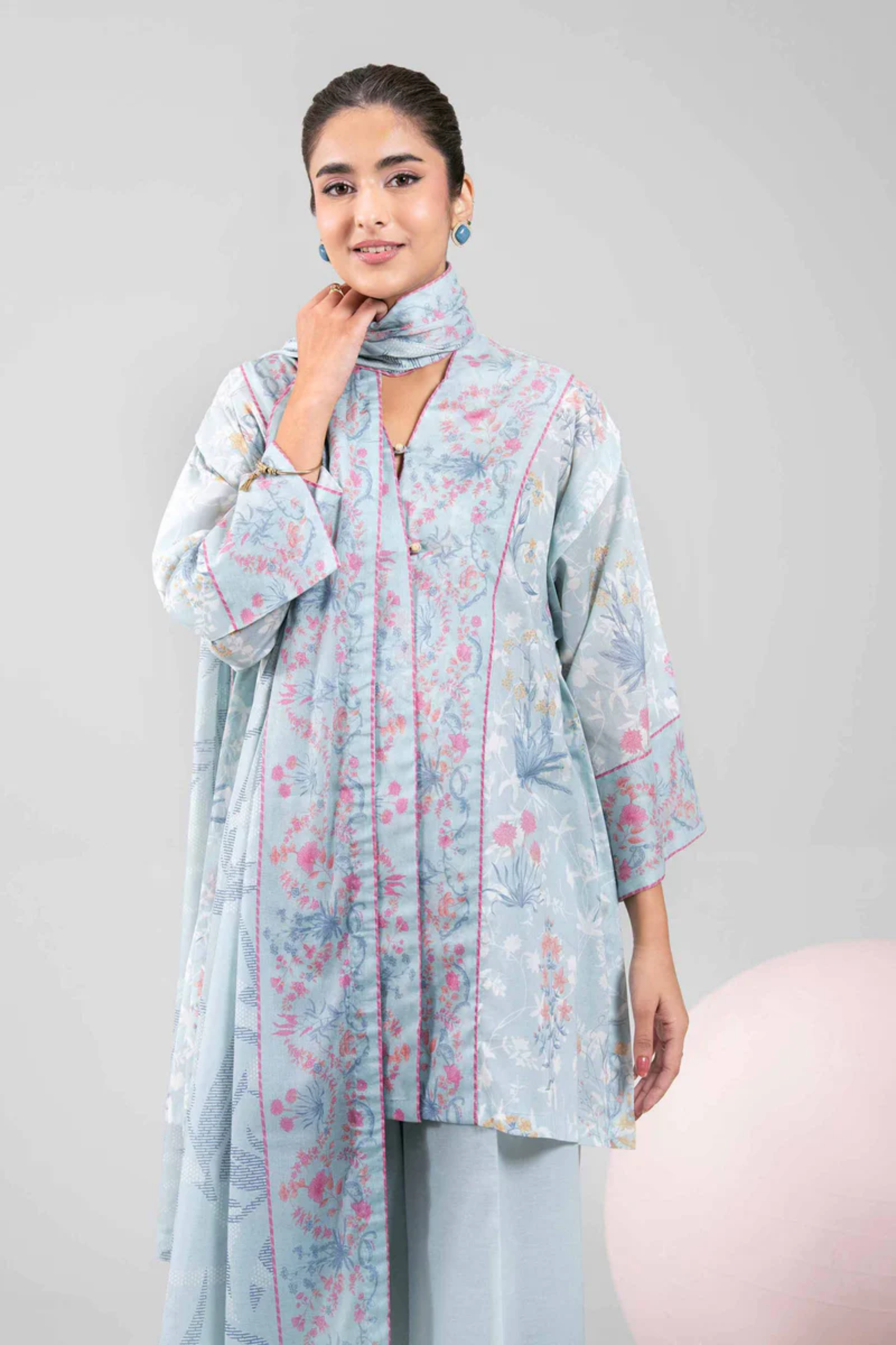 Nishat Digital Printed Lawn 3PC
