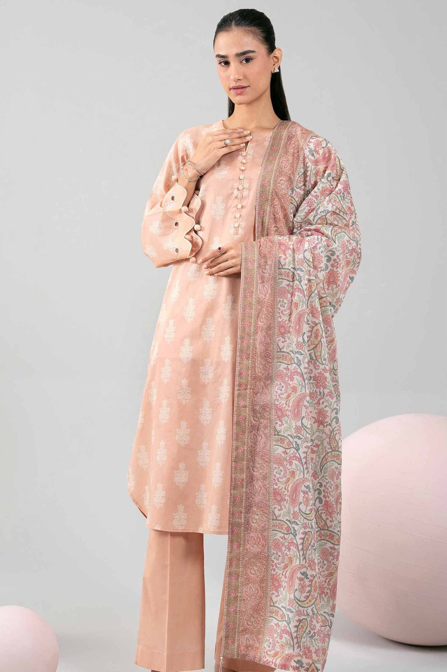 Nishat Digital Printed Lawn 3PC