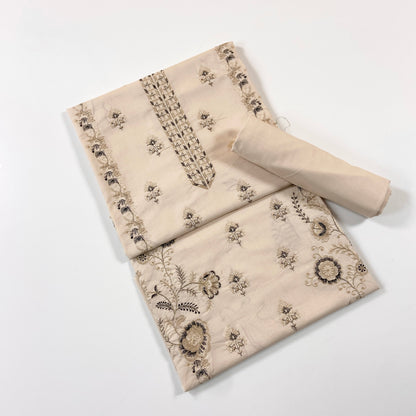Cross Stitch Plain Emb Shirt & Trouser Lawn 2PC