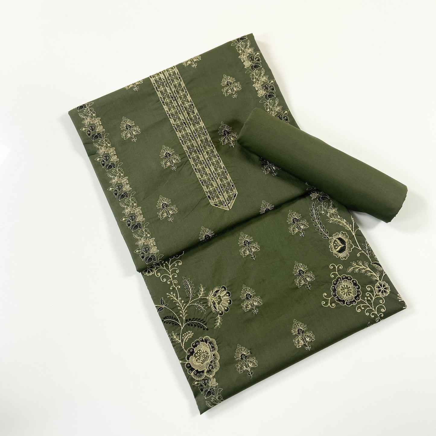 Cross Stitch Plain Emb Shirt & Trouser Lawn 2PC