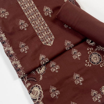 Cross Stitch Plain Emb Shirt & Trouser Lawn 2PC