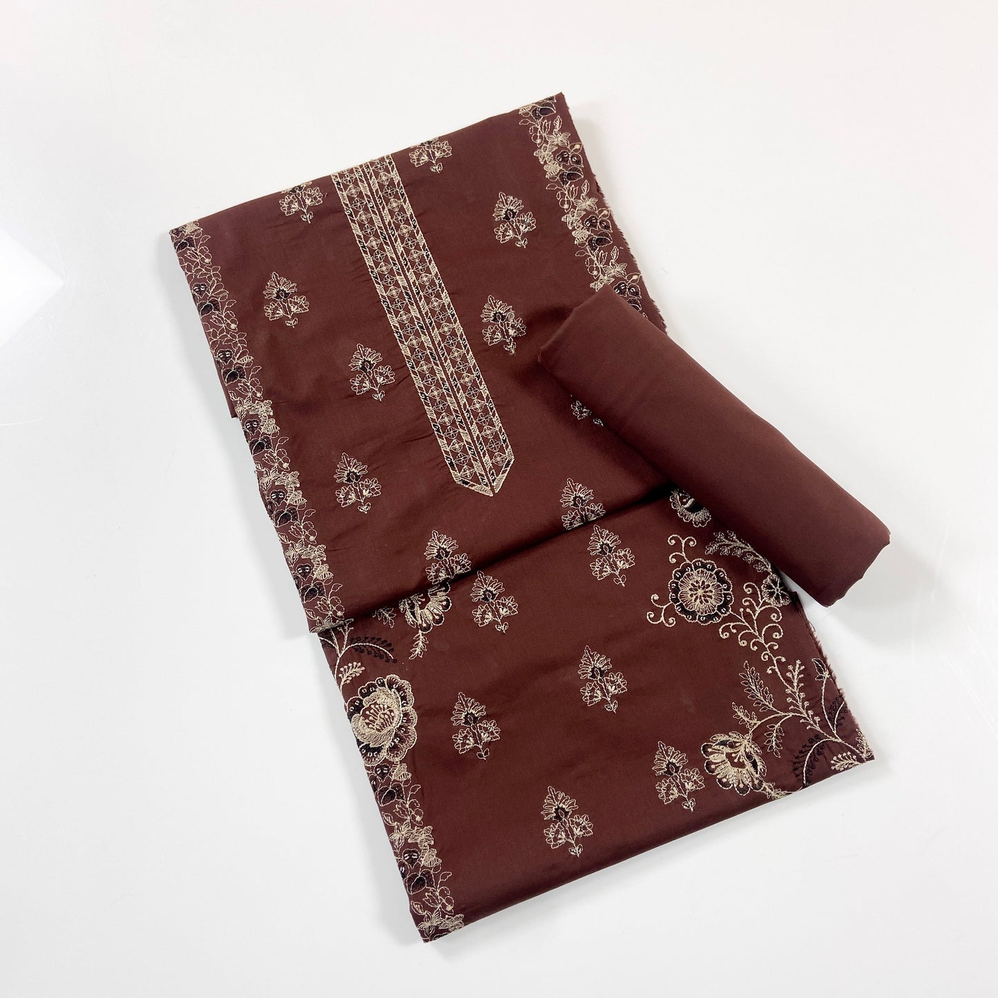 Cross Stitch Plain Emb Shirt & Trouser Lawn 2PC