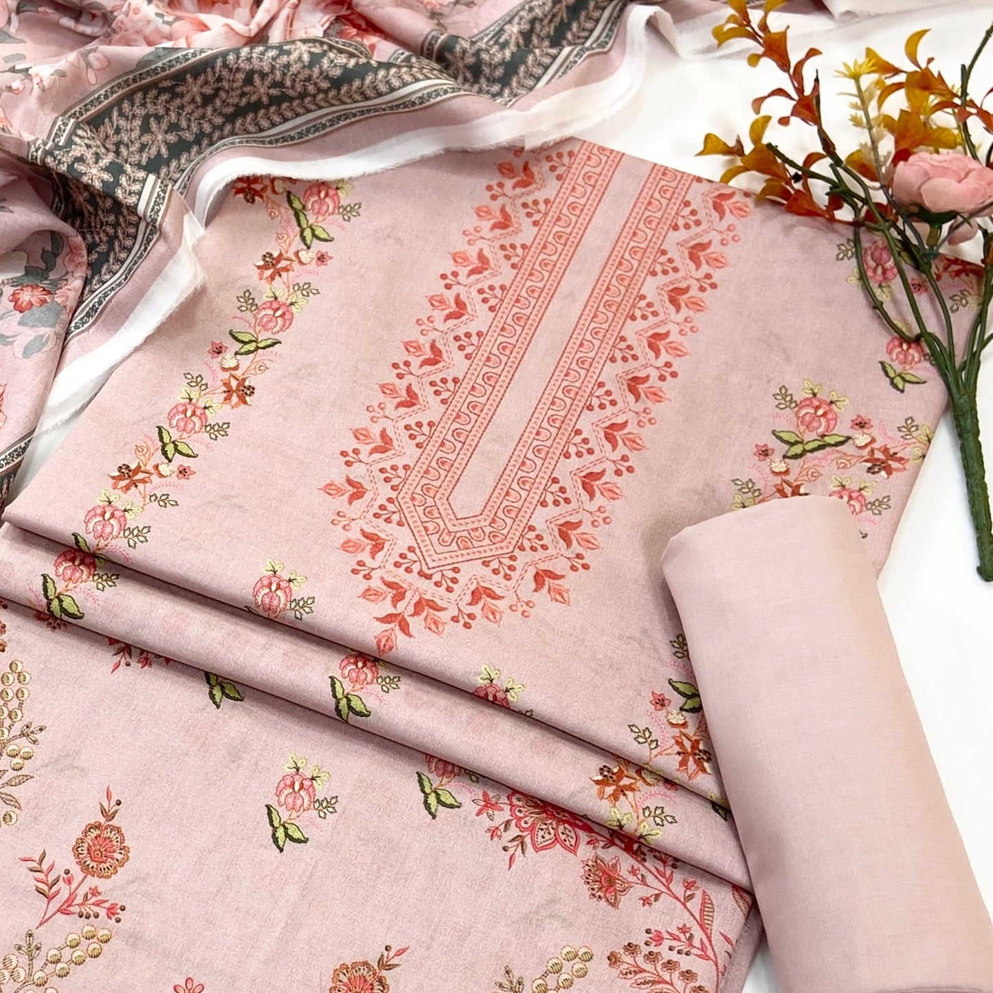 Mausummery Digital Printed Lawn 3PC