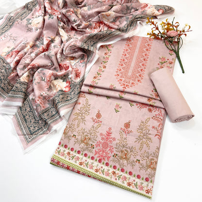Mausummery Digital Printed Lawn 3PC