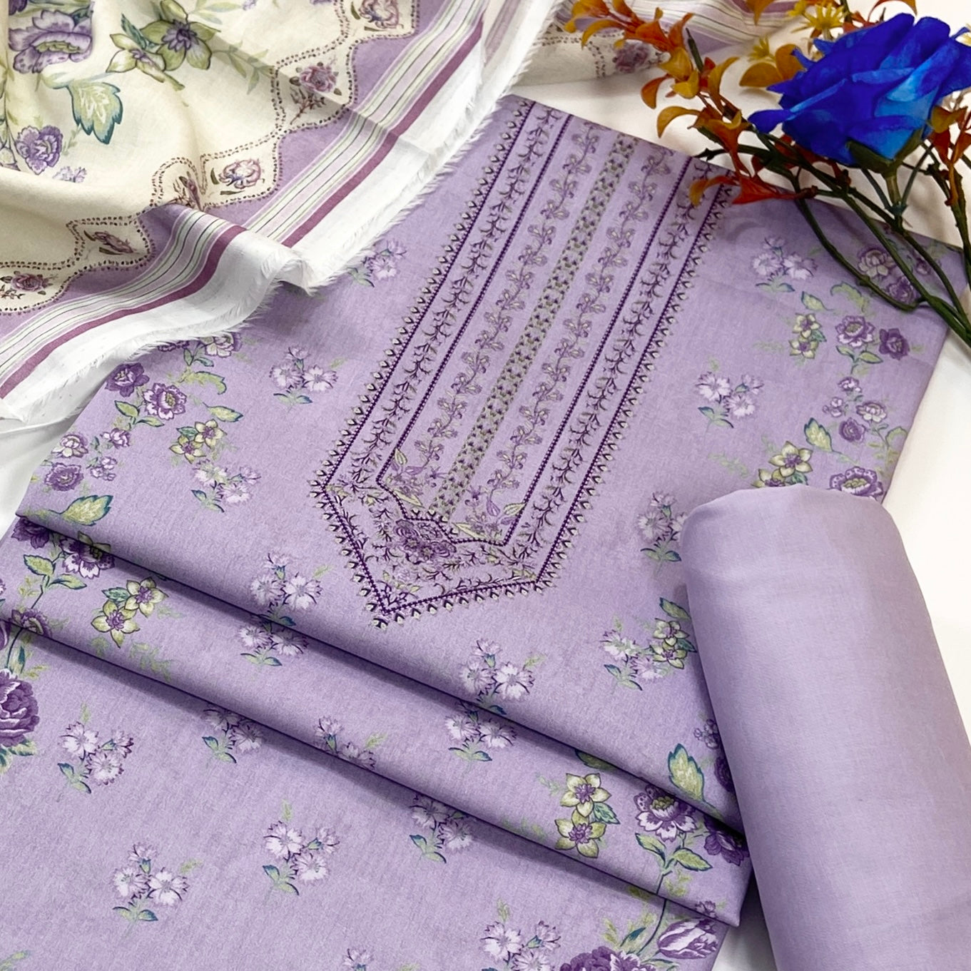 Mausummery Digital Printed Lawn 3PC