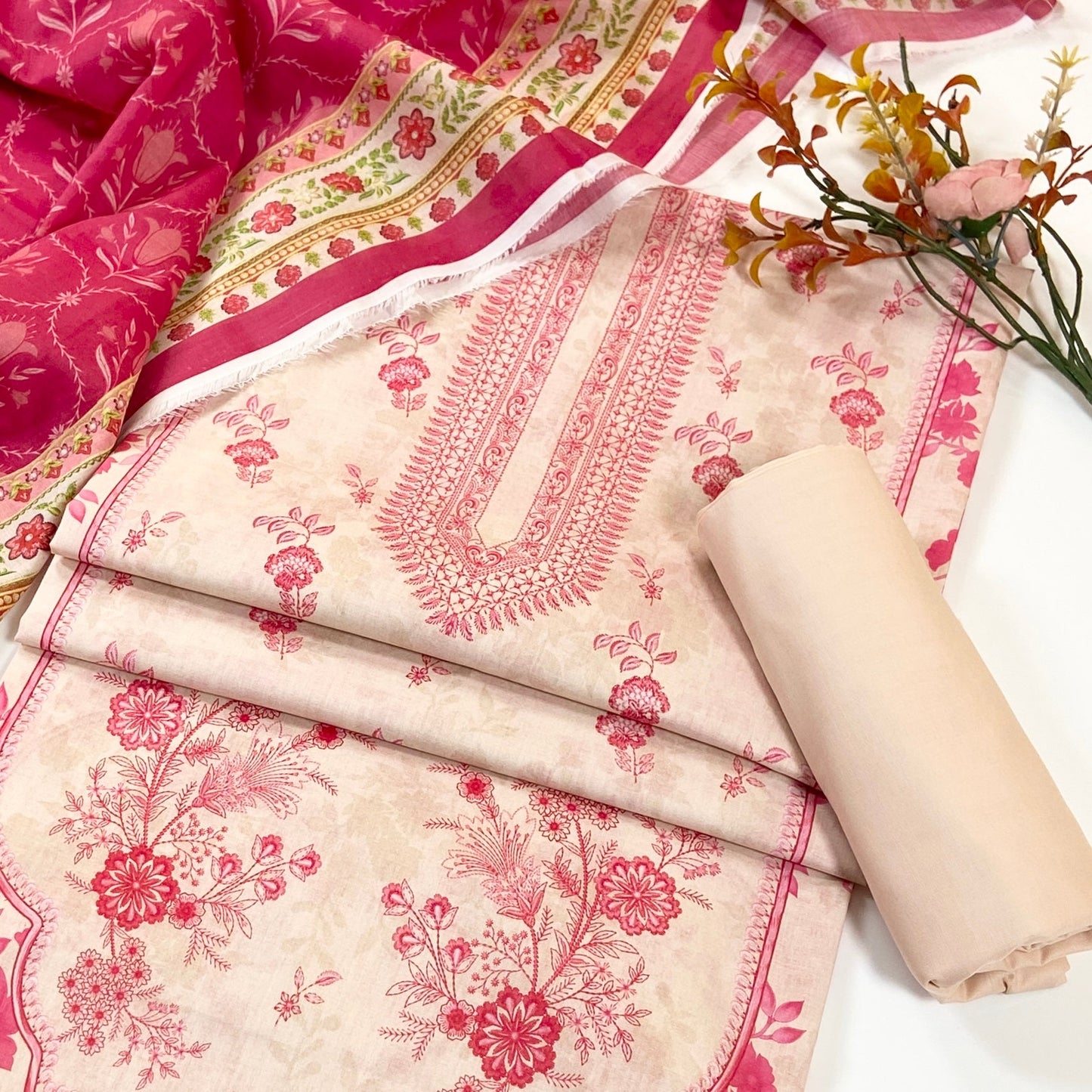 Mausummery Digital Printed Lawn 3PC