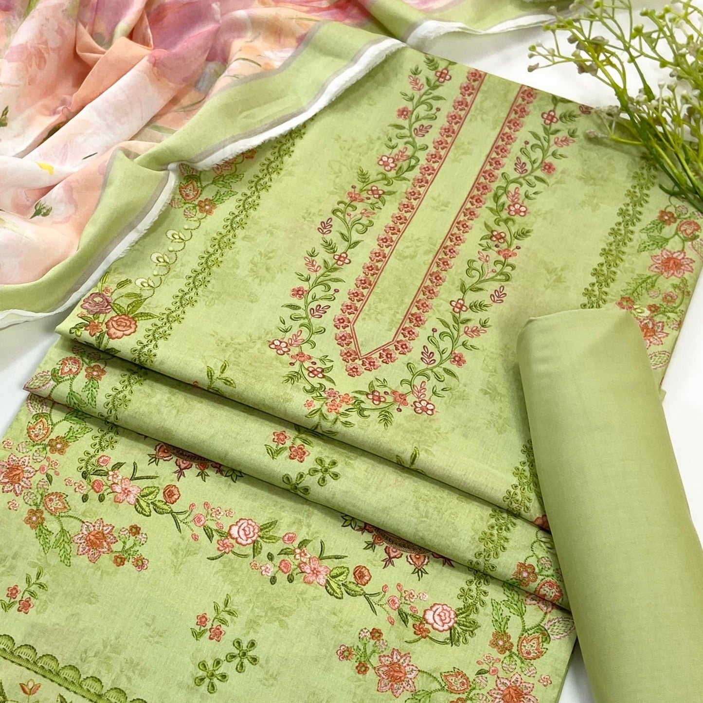 Mausummery Digital Printed Lawn 3PC