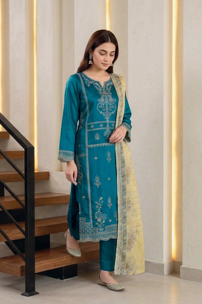 Saphira By Tawakkal Satin 3PC