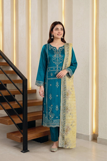 Saphira By Tawakkal Satin 3PC